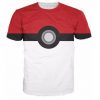 Pokemon logo full print graphic shirt