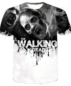 Walking dead full print graphic shirt