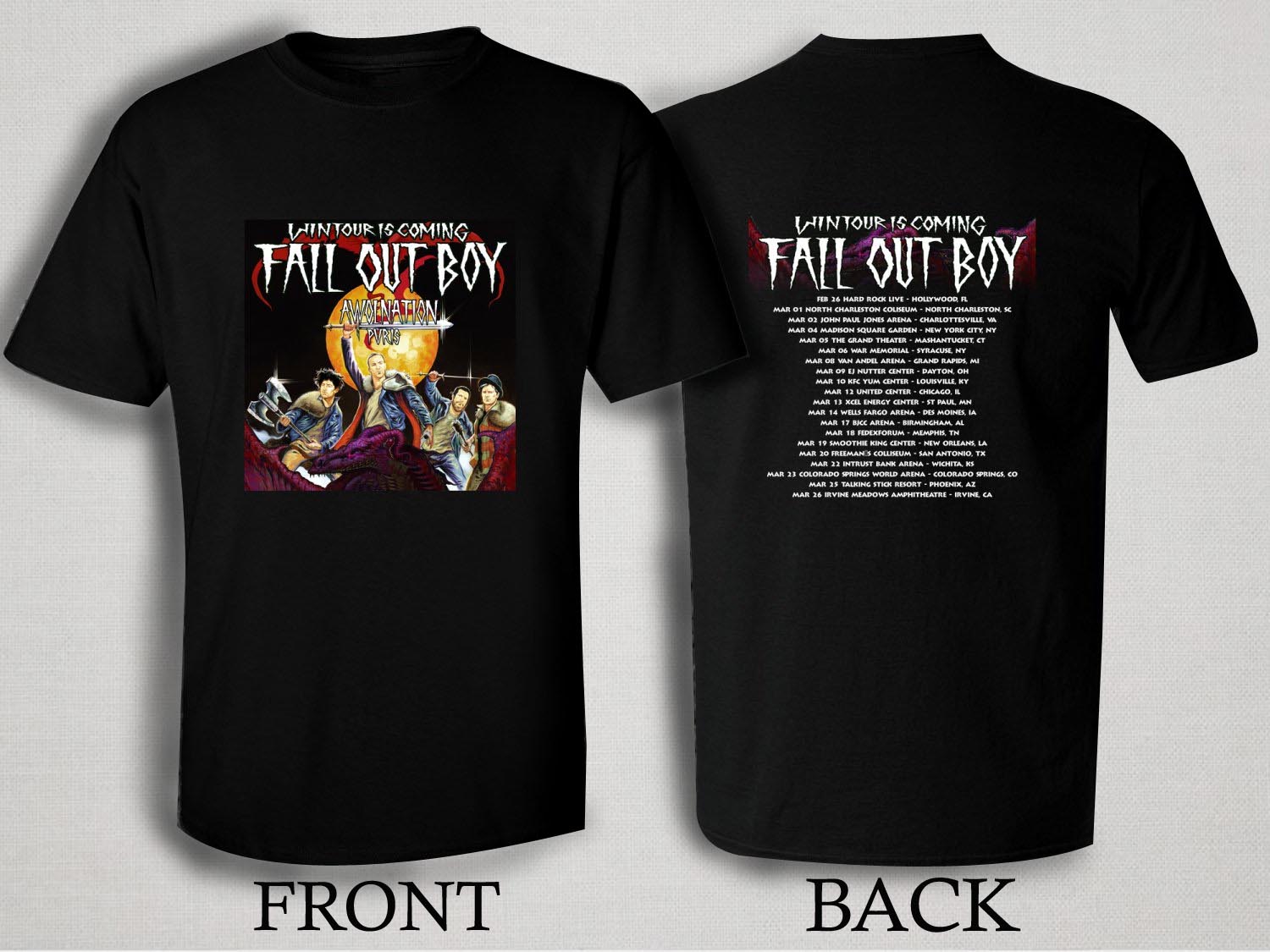 fall out boy t shirt