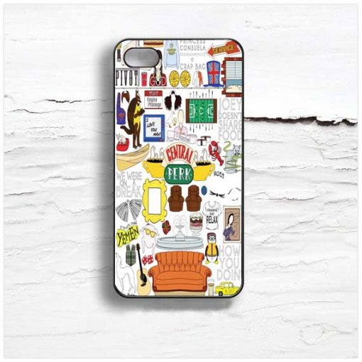 Friends the tv series collage 4 Design Cases iPhone