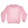1-800-crybaby light pink Unisex Sweatshirts
