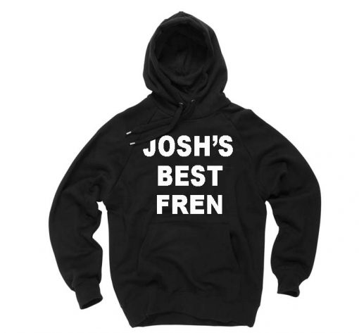 josh's best fren black Hoodies