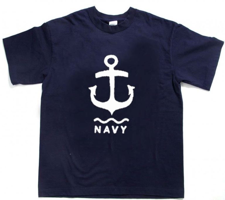 navy anchor T Shirt Size XS,S,M,L,XL,2XL,3XL