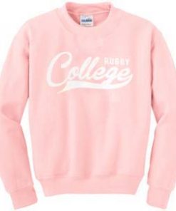 rugby college light pink Unisex Sweatshirts