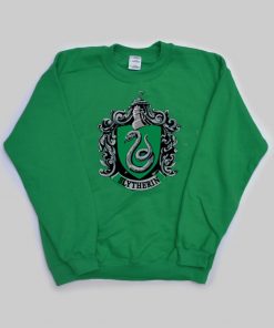 slytherin harry potter green color Unisex Sweatshirts