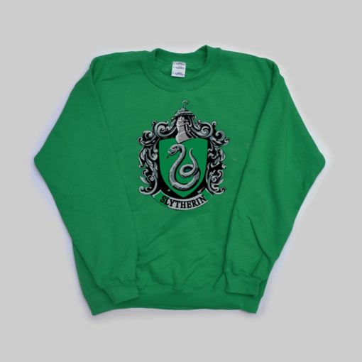 slytherin harry potter green color Unisex Sweatshirts