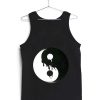 yin yang melted Adult tank top men and women
