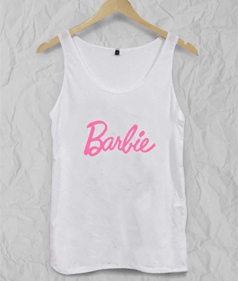 barbie cropped tank top