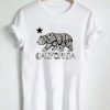 california bear art T Shirt Size XS,S,M,L,XL,2XL,3XL