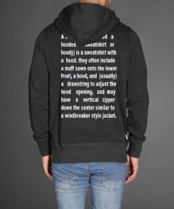 called a hooded sweatshirt or hoody black color Hoodies