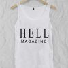 hell magazine Adult tank top men and women