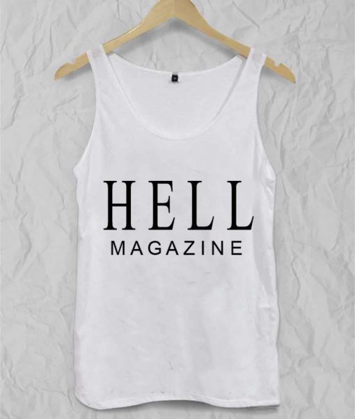 hell magazine Adult tank top men and women