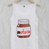 nutella Adult tank top men and women