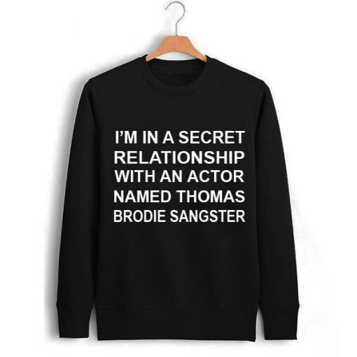 relationship with thomas brodie sangster Unisex Sweatshirts