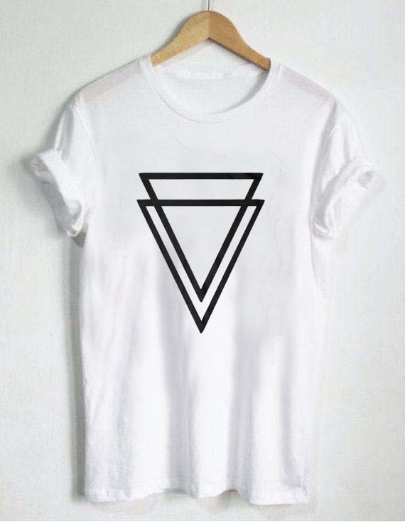 triangle T Shirt Size XS,S,M,L,XL,2XL,3XL