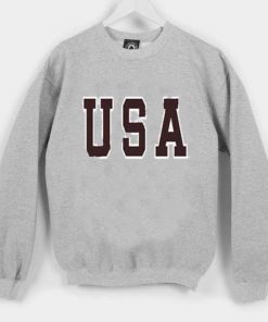 USA font Unisex Sweatshirts