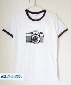 camera art unisex ringer tshirt