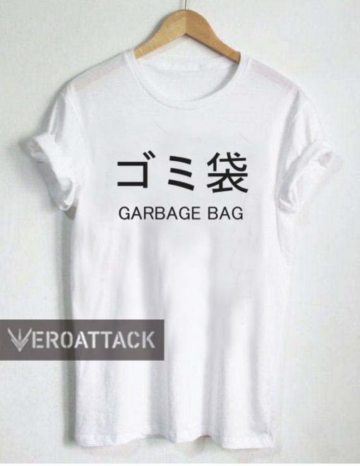 garbage bag T Shirt Size XS,S,M,L,XL,2XL,3XL