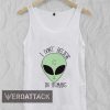 i don't believe in humans new Adult tank top men and women
