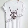 metal hand skeleton T Shirt Size XS,S,M,L,XL,2XL,3XL