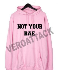 not you bae pink color Hoodies