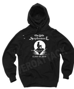 the little sophomore class of 2019 mermaid black color Hoodies