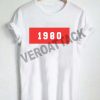 1980 new T Shirt Size XS,S,M,L,XL,2XL,3XL
