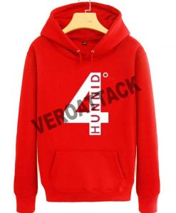 4hunnid red hoodie