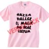 hazza nialler dj malik boo bear leeyum light pink T Shirt Size S,M,L,XL,2XL,3XL