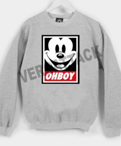 mickey mouse oh boy Unisex Sweatshirts