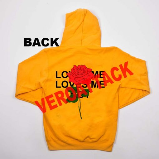 love me love me not roses yellow gold color hoodie