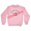 on sundays we stay in bed light pink Unisex Sweatshirts