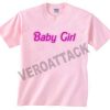 baby girl cute light pink T Shirt Size S,M,L,XL,2XL,3XL
