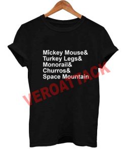 mickey mouse turkey legs monorail etc T Shirt Size XS,S,M,L,XL,2XL,3XL