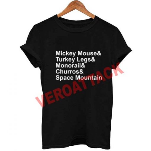 mickey mouse turkey legs monorail etc T Shirt Size XS,S,M,L,XL,2XL,3XL