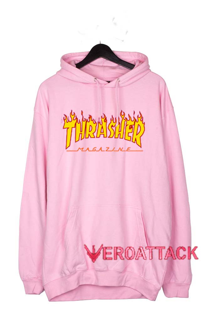 baby pink thrasher hoodie