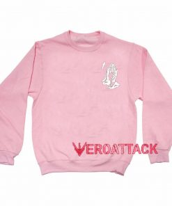 Drake God Hand light pink Unisex Sweatshirts