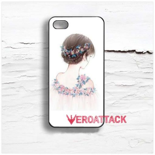 Girl Hair Rose Design Cases iPhone, iPod, Samsung Galaxy