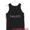 Boy ish Adult Tank Top Men And Women