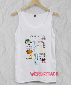 Cairo Maps Adult Tank Top Men And Women