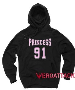 Princess 91 Black Color Hoodie