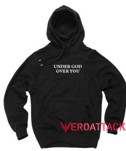 Under God Over You Black Color Hoodie