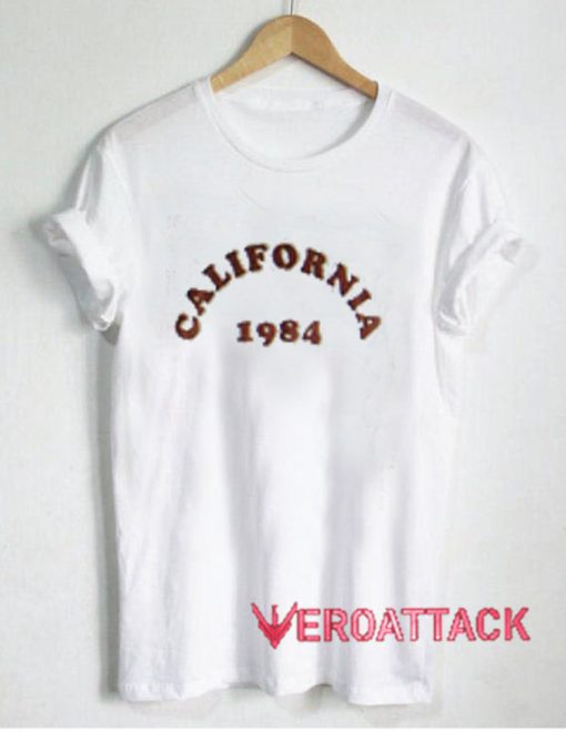 California 1984 New T Shirt Size XS,S,M,L,XL,2XL,3XL