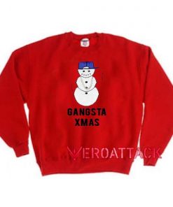 Gangsta Christmas Red Unisex Sweatshirts