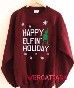 Happy Elfin Holiday Unisex Sweatshirts