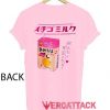 Ichigo Milk light pink T Shirt Size S,M,L,XL,2XL,3XL