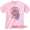 Junk Food Girl Rule light pink T Shirt Size S,M,L,XL,2XL,3XL