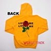 Loves Me Not Rose Gold Yellow Color Hoodie