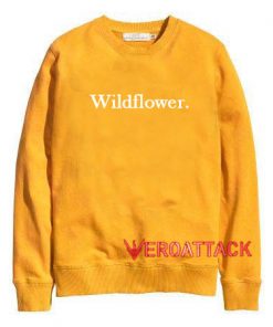 Wildflower gold yellow Unisex Sweatshirts