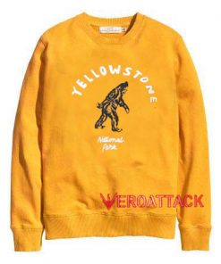 Yellow Stone National Park gold yellow Unisex Sweatshirts